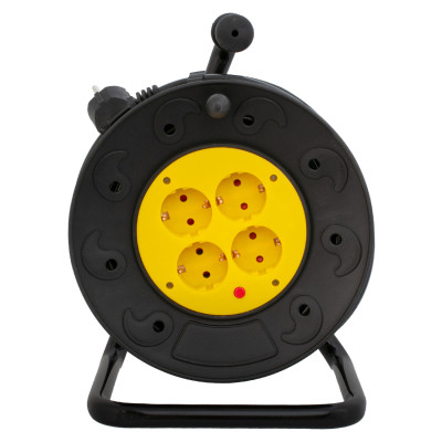 Мережевий подовжувач Patron EXT-PN-CABREL-40-4 40m 3*2.5mm2 (EXT-PN-CABREL-40-4) Вінниця - фото 1