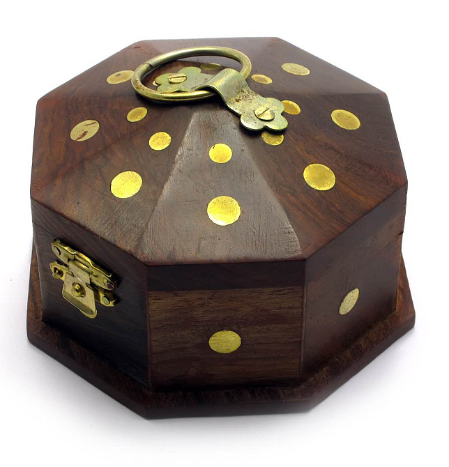 Шкатулка под старину Восьмигранная Киев - изображение 1