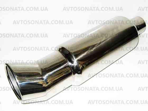 Прямоточный глушитель НГ-0705 d-60mm нержавейка Винница