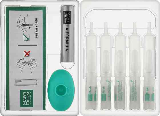 Мартідерм Ампули для сяяння шкіри обличчя Флеш MartiDerm The Originals Flash, 5 ампул Дніпро