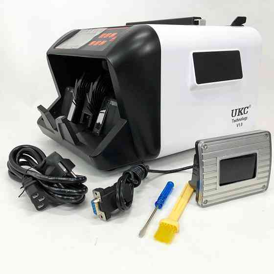 Машинка для счета денег с распознаванием валюты, Счетчик денег с автоматическим детектором DX-71 Львов