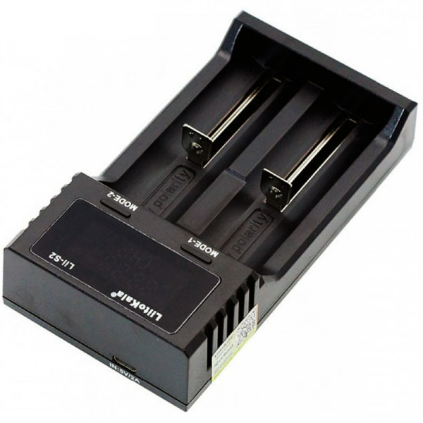 Зарядний пристрій LiitoKala Lii-S2, 2x(Lion/LiFePO4/NiMH/NiCd), Auto Polarity, Display (Lii-S2) Київ - фото 3