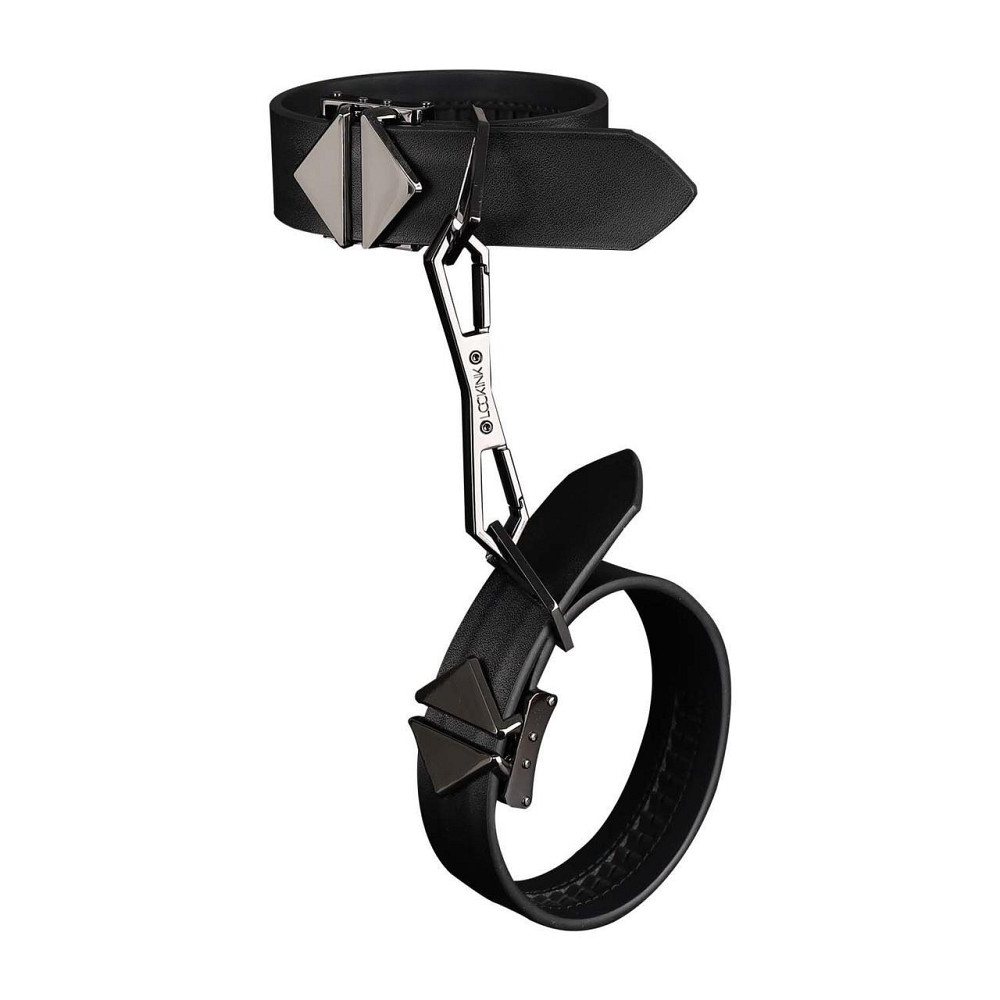 Наручники LOCKINK Wristcuffs/Anklecuffs Black Set Sex Aura Київ - фото 1