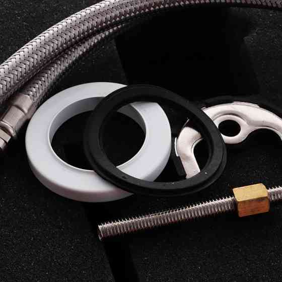 Смеситель для кухни Haiba Hans 011 белый (HB0818) Киев