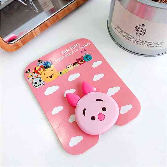 Попсокет PopSocket 3D ZucZug держатель для телефона (Серия мультяшных зверюшек, Пяточек) Николаев
