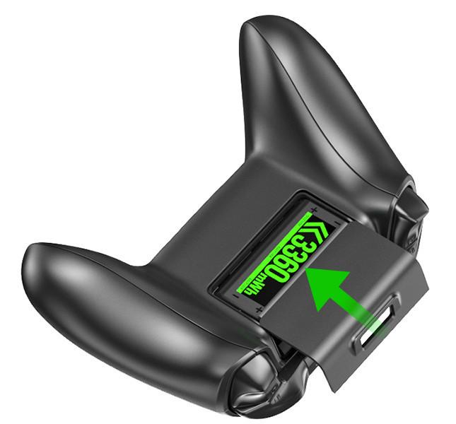 Зарядка и два аккумулятора для геймпада Xbox 3360mWh OIVO IV-X131X Киев - изображение 4