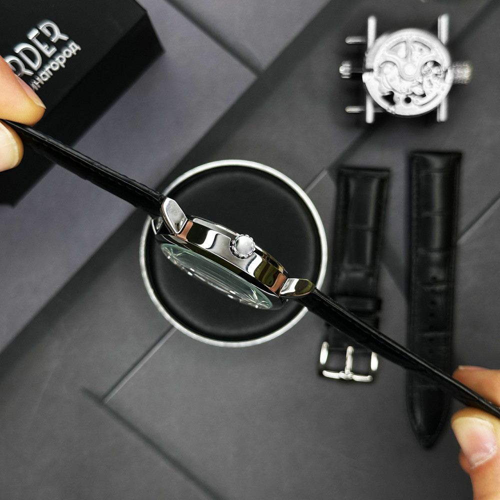 Чоловічий годинник Awarder 022 Київ II Silver-Black SBR Киев - изображение 5