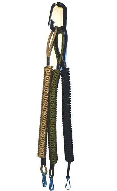 Тренчик шнур страховочный шнурок для пистолета с карабином Одесса - изображение 1