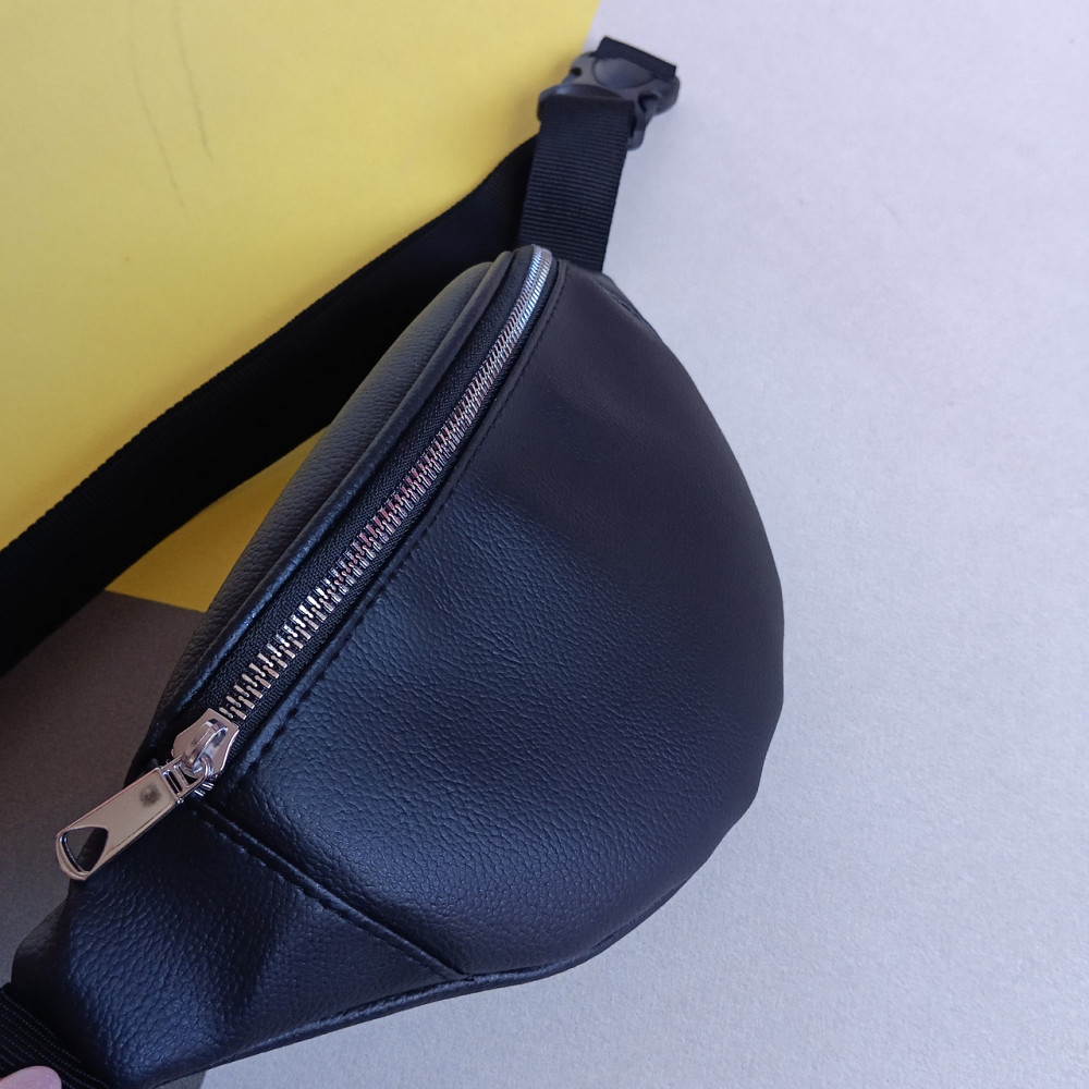 Сумка жіноча бананка чорна поясна сумка Київ - фото 2