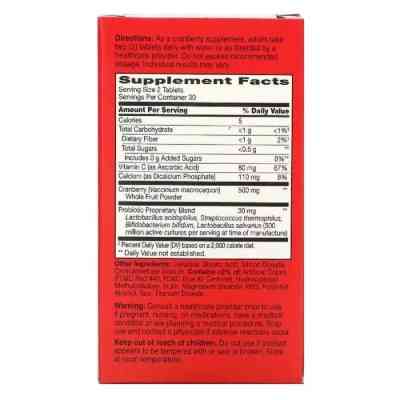 Трави 21st Century Журавлина з пробіотиком, Cranberry Plus Probiotic, 60 таблеток (CEN-27848) Вінниця