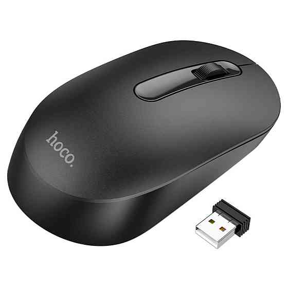 Миша Hoco GM14 Platinum 2.4G business wireless mouse Black Київ