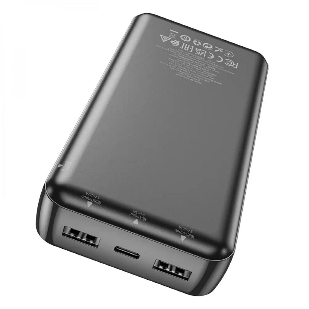 Зовнішній акумулятор HOCO J100A High-ranking power bank(20000mAh) Black Київ - фото 2