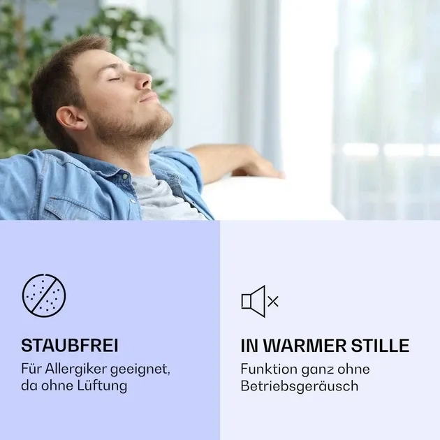 Інфрачервоний обігрівач Klarstein Wondersky 700W 60x120см 10038380 Німеччина Дніпро - фото 6