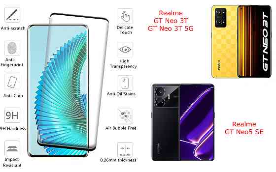 Захисне скло HyperGlass Pro для Realme GT Neo 3T, GT Neo 3T 5G, GT Neo5 SE – максимальна чутливість та захист Київ