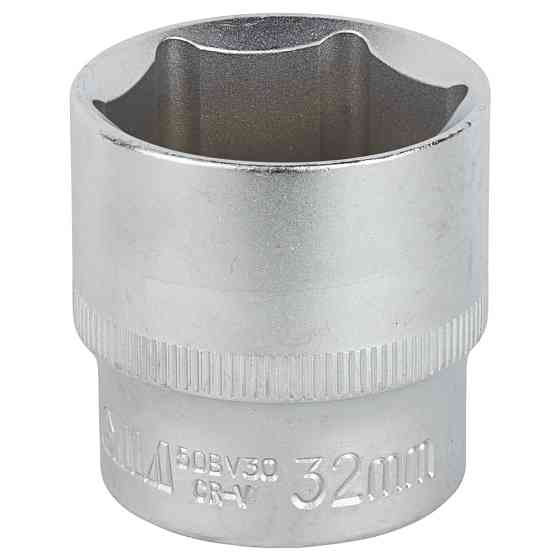 Sigma Насадка шестигранная короткая 1/2" 32мм CrV mid SIGMA (6071321) Коломыя