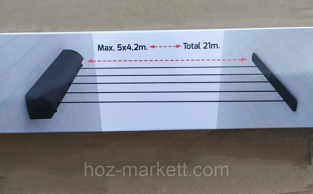 Інерційна мотузка Prima Nova інерційна сушарка розсувна настінна Харків - фото 4