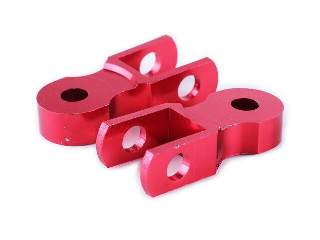 Подовжувач заднього амортизатора, к-т 2 шт.: 45 мм, червоний Мукачево - фото 1