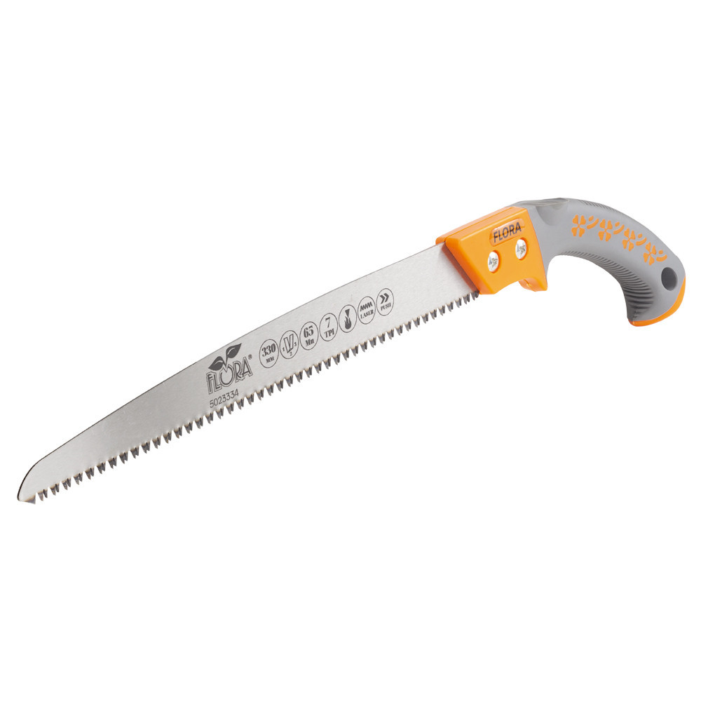 Пила садова пряма 330 мм 7TPI з чохлом FLORA (5023334) Київ - фото 2