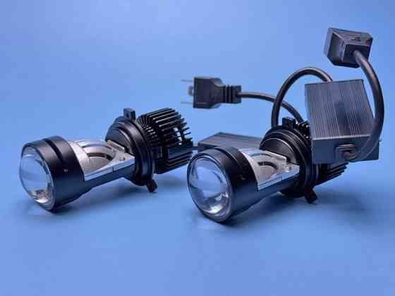 Мини Bi-LED линзы H4 CG-Y3-APP (140W) — Управление со смартфона, смена цвета 3000K-6000K Харьков