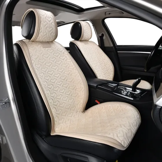 Комплект універсальних накидок на передні сидіння Winso Pro DELTA beige, 2 шт Ковель