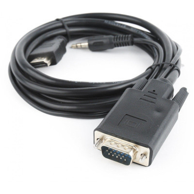 Переходник HDMI to VGA 3.0m Cablexpert (A-HDMI-VGA-03-10) Винница - изображение 2