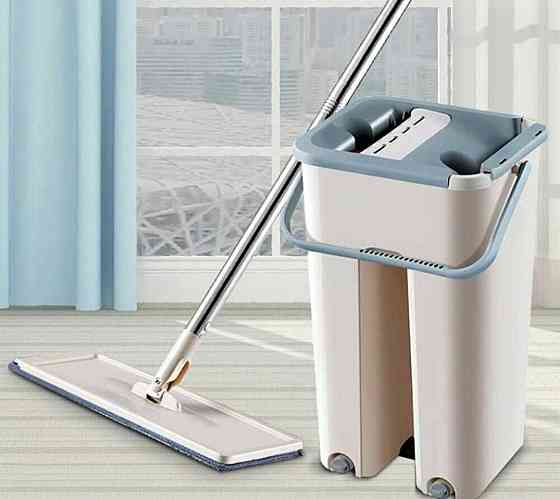 Комплект швабра з відром автоматичний віджим Лентяйка Отжим Ведро. Харків