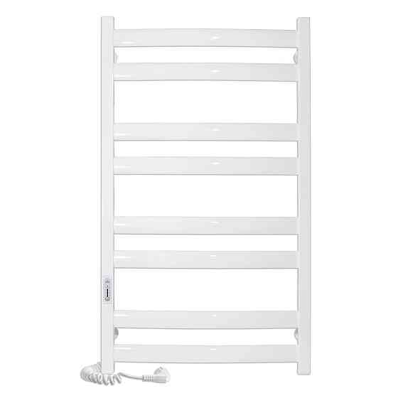 Электрический полотенцесушитель Laris Зебра Атлант ЧК8 500Х900 Э белый, левое подключение Киев