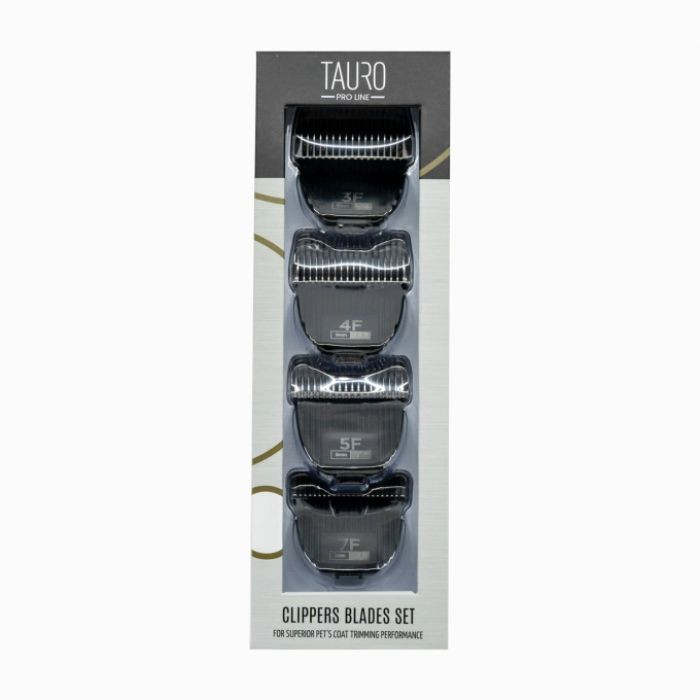 Tauro Pro Line Набір змінних лез із нержавної сталі для машинок для стрижки шерсті тварин, 3, 6, 9, 12 мм Киев - изображение 1