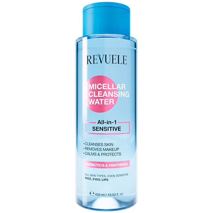Мицеллярная вода All-In-1 для чувствительной кожи Micellar Cleansing Water Revuele 400 мл Киев - изображение 3