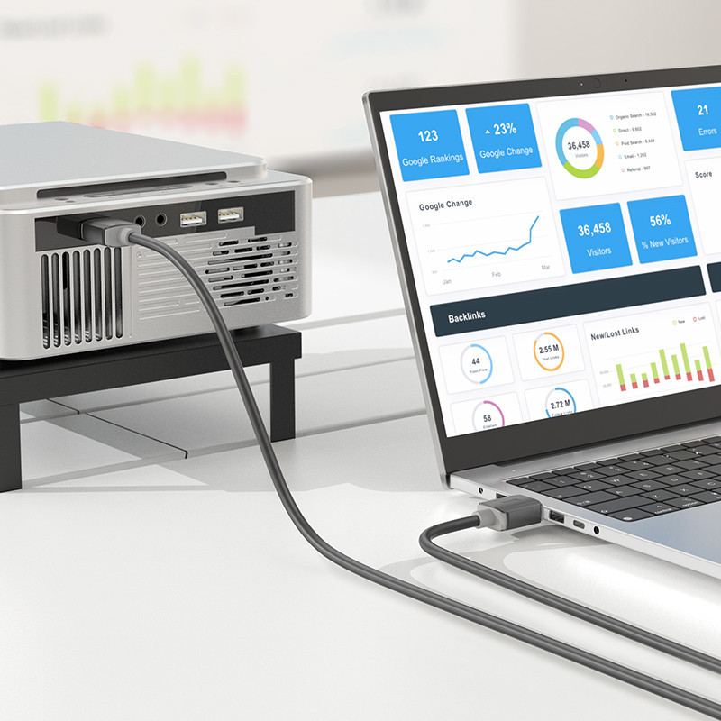 Кабель HOCO 2м для подключения HDTV 4K, черный Киев - изображение 1