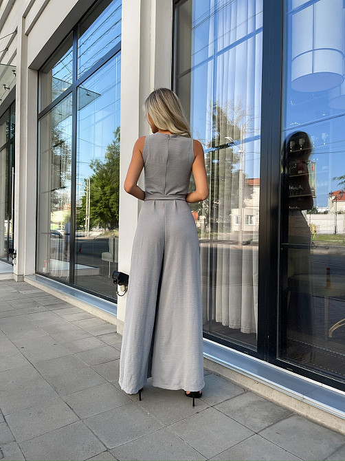 Женский комбинезон с широкими брюками Vita 50-52, Графит Киев - изображение 5