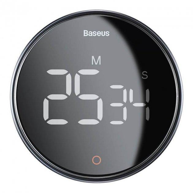 Кухонный таймер Baseus Heyo Pro LED цифровой магнитное крепление на холодильник подставка FMDS000013 Одесса - изображение 5