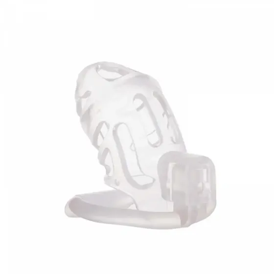 Клітка для пеніса LOCKINK SEVANDA Plastic Penis Chastity Cage - Transparent Львів