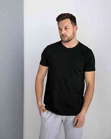 Футболка чоловіча котон Чорний S Харків