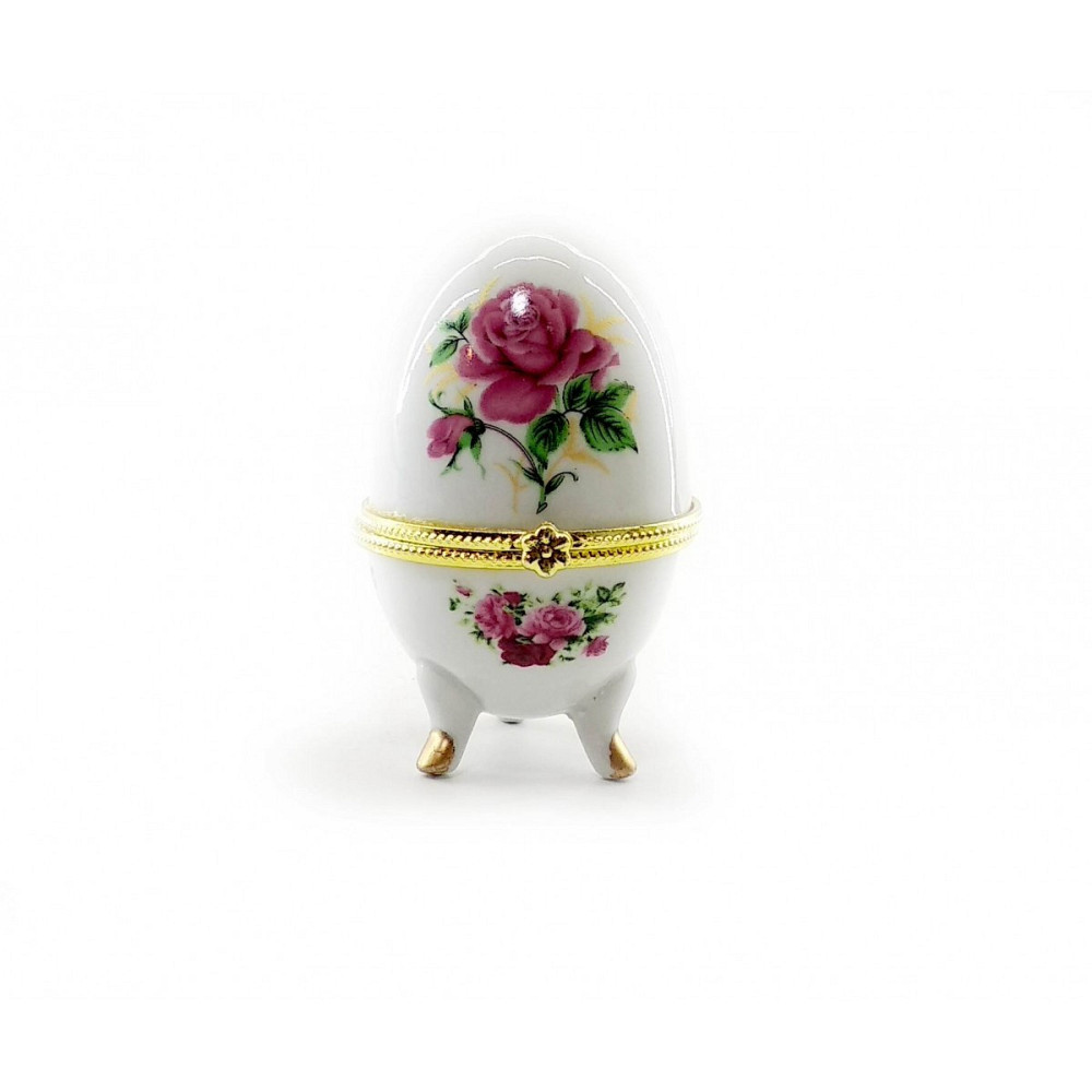 Скринька Яйце з кераміки Троянди Київ - фото 1