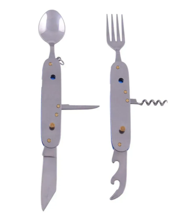 Туристический столовый прибор Traveler A106 синий Днепр