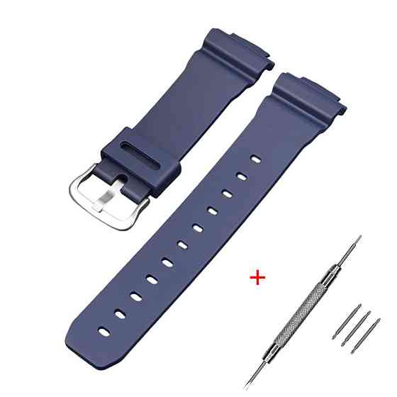 Ремінець для Casio G-Shock DW-6900 Dark Blue SI SBR Київ