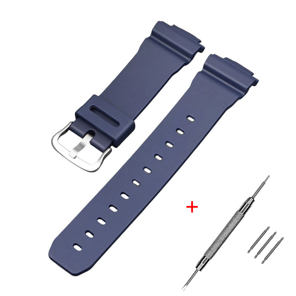 Ремінець для Casio G-Shock DW-6900 Dark Blue SI SBR Київ - фото 1