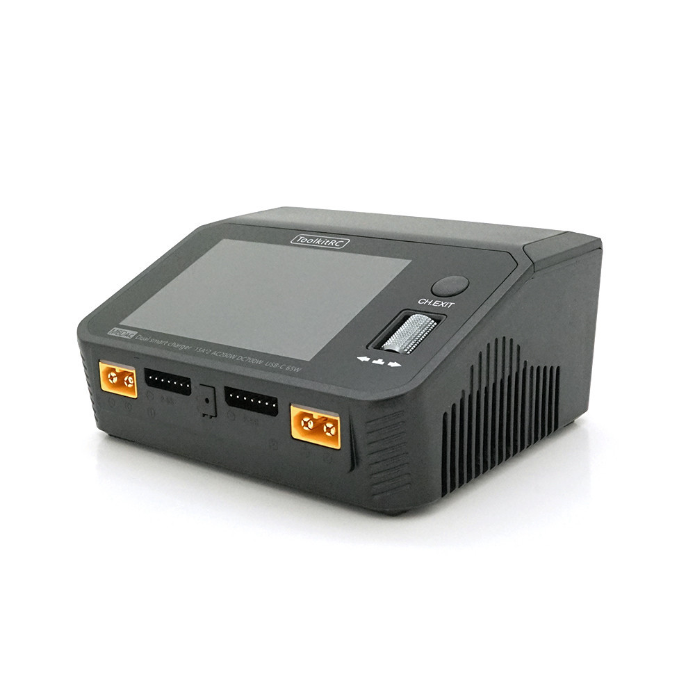 Зарядний пристрій ToolkitRC M6DAC два канала по 350Вт, тип АКБ LiPo, LiHv, Li-ion, NiMh, LiFe, Pb, USB iнтерфейс, XT60, вхiд Київ - фото 3