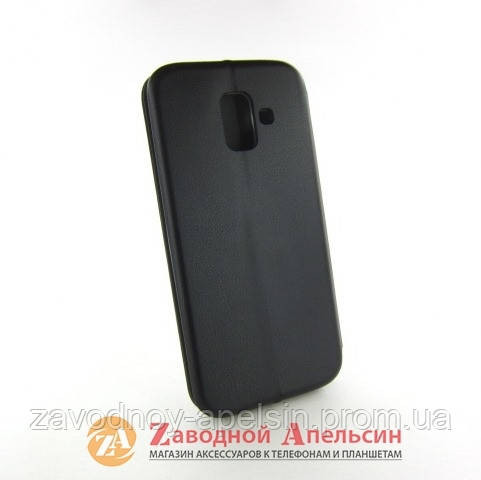 Чохол книжка Samsung A6 A600 J6 J600 A6 Підставка (чорний) Одеса - фото 2