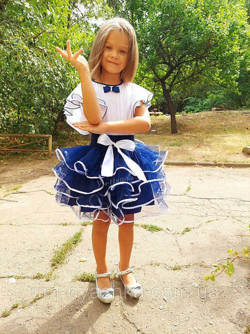 Комплект школьной формы блузка короткий рукав и пышная юбка 116-140 Кривой Рог - изображение 2
