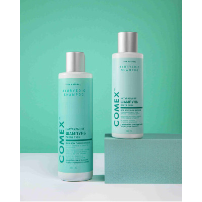 Шампунь Comex натуральний Проти лупи з індійських цілющих трав 250 мл (4820230951455) Вінниця - фото 2
