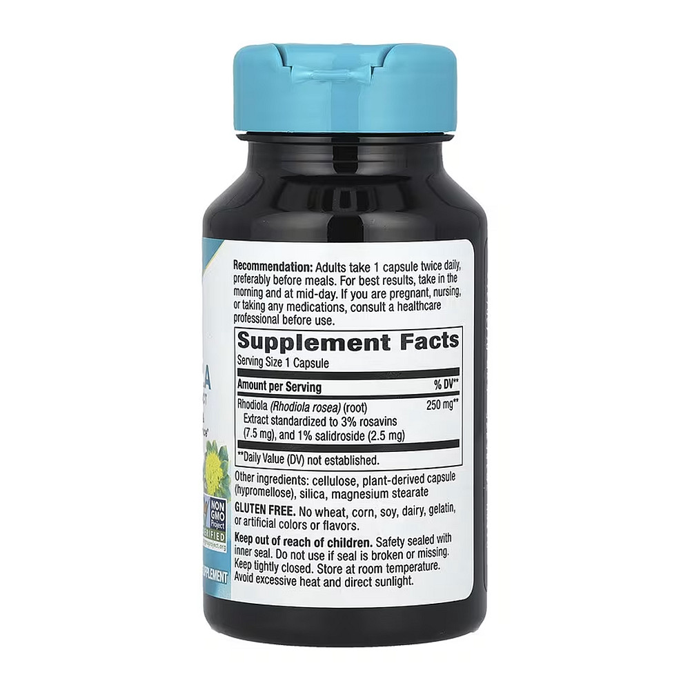 Экстракт родиолы Nature's Way Rhodiola Rosea 250 мг 60 капсул Луцк - изображение 2