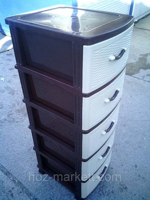 Пластиковий комод на 5 ящиків виробництва Україна Харків - фото 10
