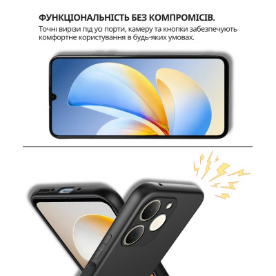 Чехол для мобильного телефона BeCover Silicone Realme Note 70 Black (714693) Винница - изображение 2