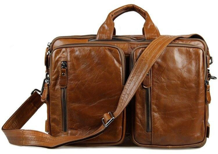 Сумка чоловіча Vintage 14353 трансформер Рудий Київ - фото 2