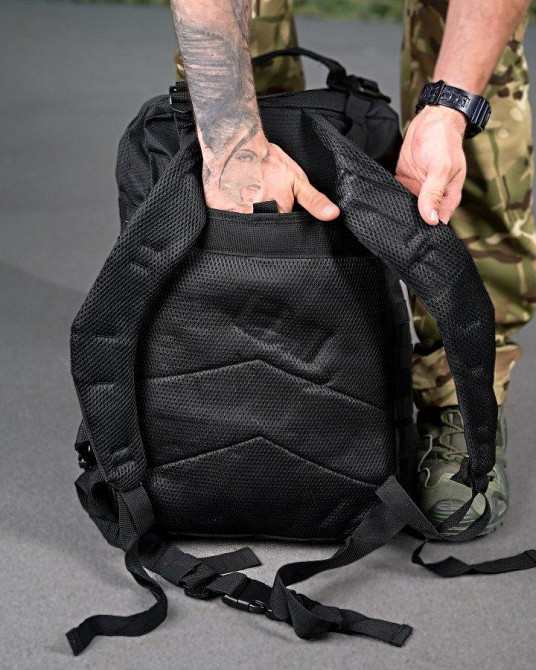 Тактичний штурмовий рюкза  MX  35л  черный РП7329 Одесса - изображение 3