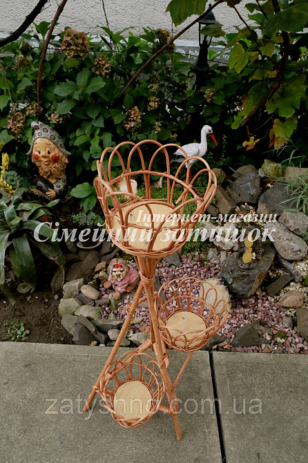 Подставка на цветы плетеная Киев - изображение 4