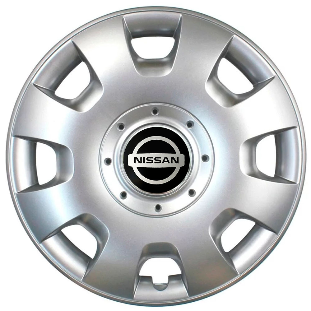 Автомобильные модельные колпаки R15 Nissan 304 4шт, SJS, серебряные Киев - изображение 1