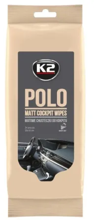 K2 Polo Matt Cockpit Wipes (K425) — Серветки для пластику та гуми | Матовий ефект без блиску Ковель